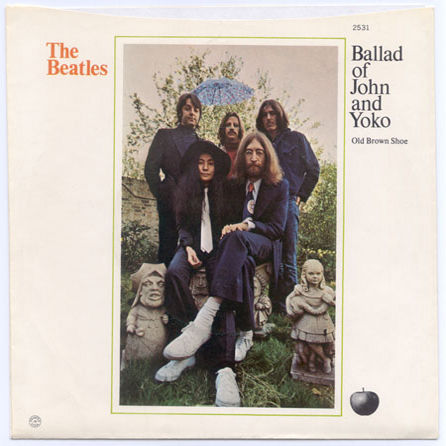 COVER: Ballad of John & Yoko Date of Release inprint