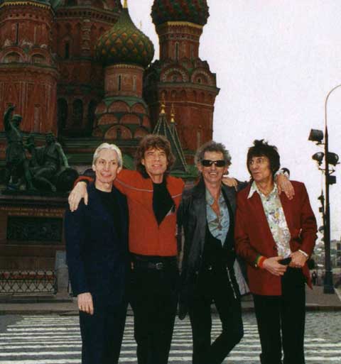 The Rolling Stones. Фото 20. На Красной площади