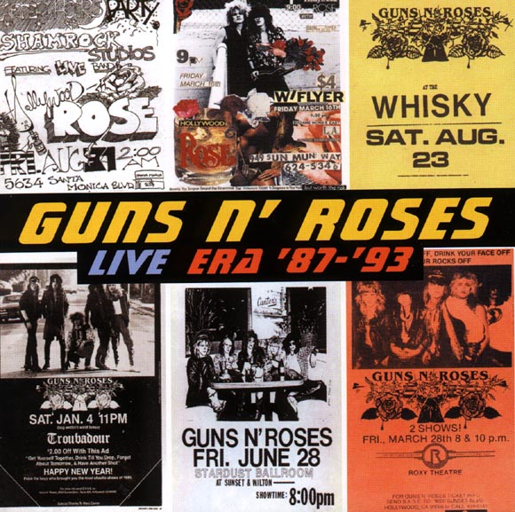ОБЛОЖКА :: GUNS N' ROSES :: Live Era '87 - '93