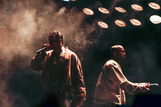 Travis Scott and Kanye